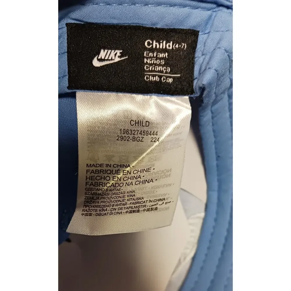 Nike Futura Curve Brim Club Cap Hat Child 4/7 Nike Polar Adjustable New